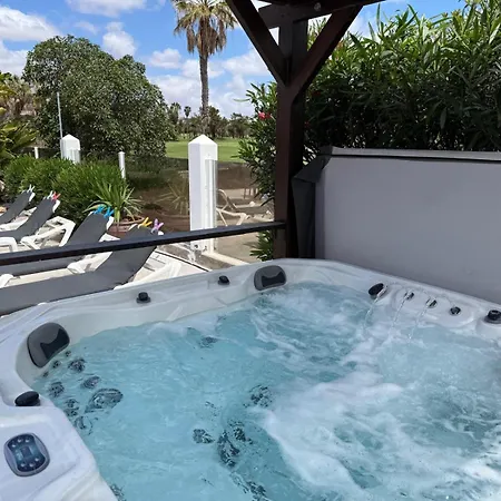 Casa Piedra, Luxury Family Front Line Golf, Hot Tub,pool Table, 8 Pers, * Caleta De Fuste